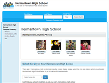 Tablet Screenshot of hermantownhighschool.com